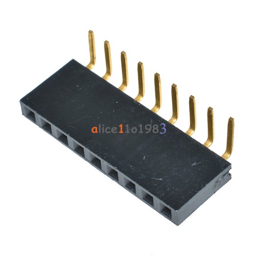 10PCS double Row Right Angle Female pin Header 2*2/3/4/5/6/7/8/10/20/40