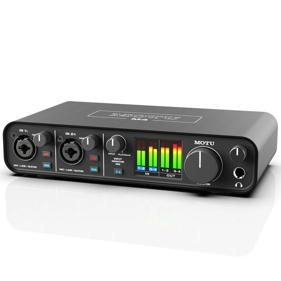 MOTU M4 Audio Interface + Kopfhörer - Bild 2 von 4