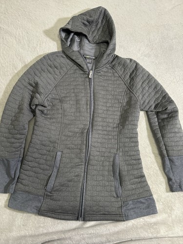 EXOFFICIO Hoodie Womens Sz Medium M Quilted Jacket Zip Top - Picture 2 of 6