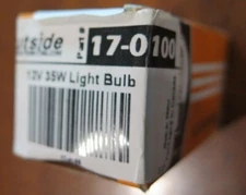 Outside Distributing Light Bulb (12V 35W) 17-0100 NOS (5D2-1-3)