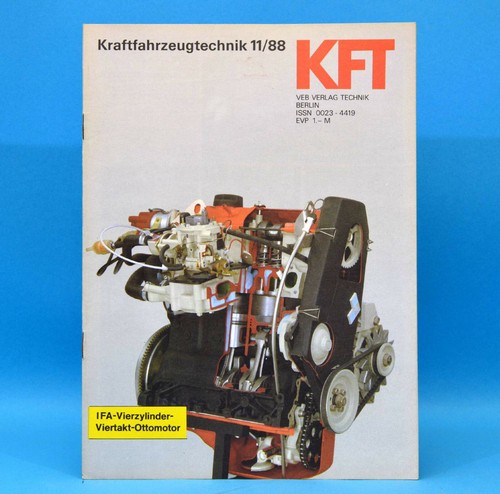 DDR KfT Kraftfahrzeugtechnik 11 1988 Toyota Corolla Renault 25 BMW Motorräder A