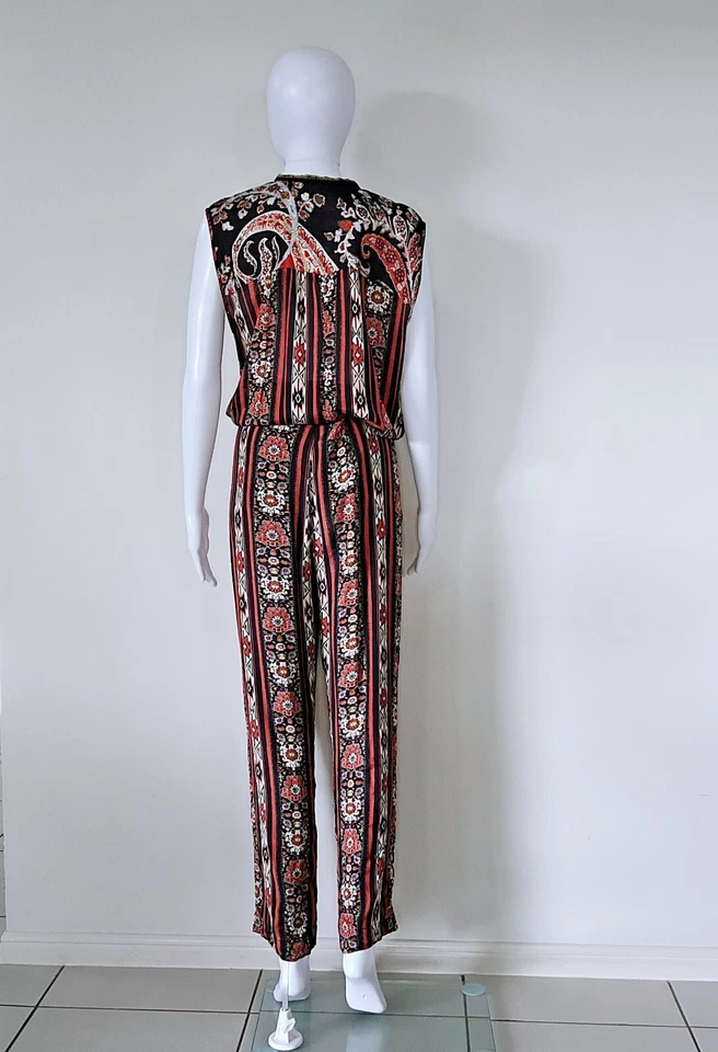 Isabel Marant Étoile Tad Paisley Print Jumpsuit, Size: 3/ AUS 10/ UK 10/ US 8/ I - Image 3 of 4