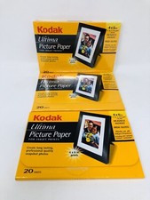 NEW Kodak Ultima Picture Paper - 60 High Gloss 4x6 Sheets for Injet Photos TT20