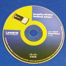                 Setup Wizard CD Linksys RangePlus Wireless Notebook Adapter WPC100