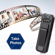Video Camera Clip On 1080P HD Pocket Camera Wearable Video Recorder Night Vision