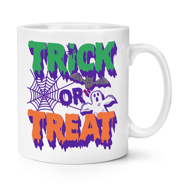Halloween SüßEs Oder Saures GrüN Orange 284Ml Becher Tasse Gruselig Geist KüRbis-image