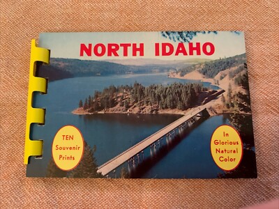 Vintage North Idaho Travel Souvenir 10 Picture Booklet