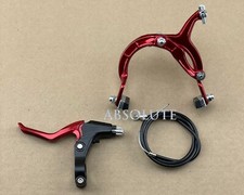 RED CRUISER BIKE FRONT BRAKE LEVER CABLE CALIPER BMX VINTAGE SCHWINN BICYCLE.