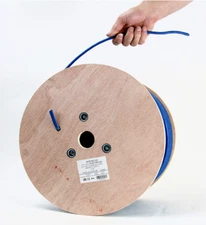 Cat 8 Ethernet Cable 1000FT Cat 8 Plenum Blue, Bare Copper 22AWG CMP