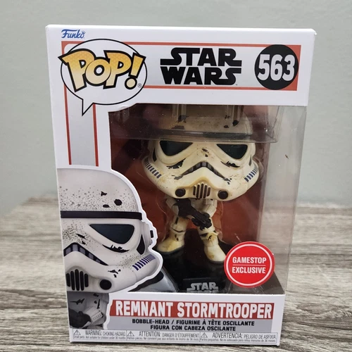 FUNKO POP STAR WARS THE MANDALORIAN REMNANT STORMTROOPER 563 GAMESTOP EXCLUSIVE