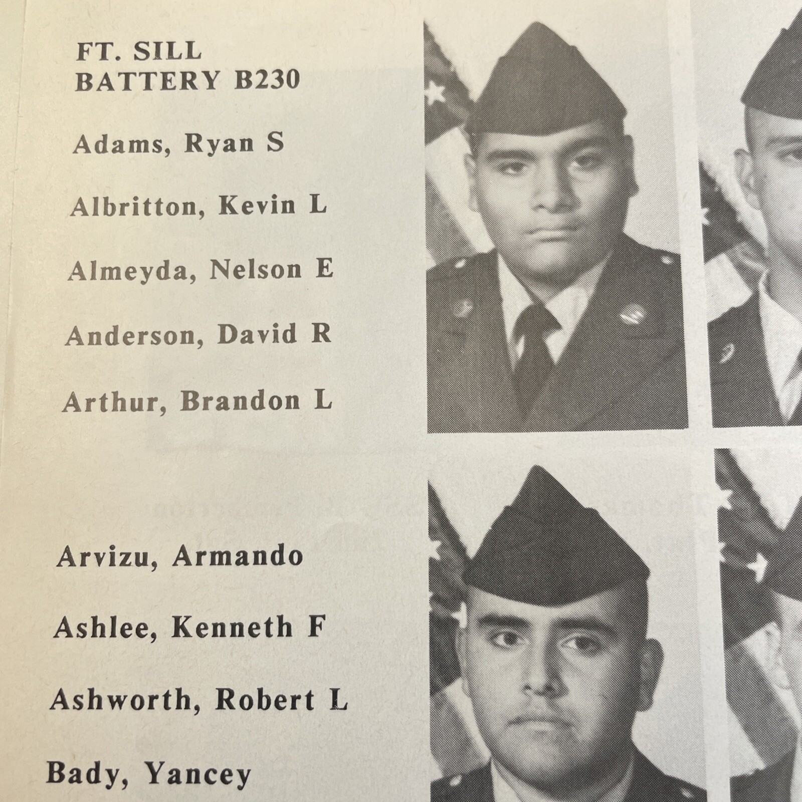 US Army F.A.T.C Fort Sill Field Artillery Training  1989 Battery B 230 Yearbook