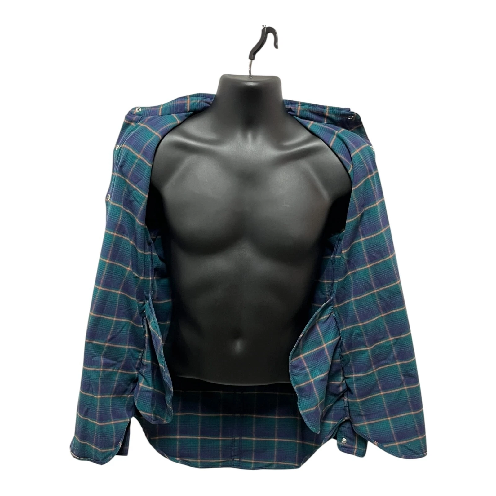 burton blitz dry ride flannel snowboarding collar button shirt