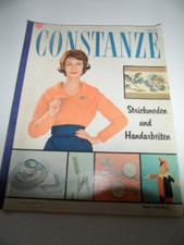 Handarbeitszeitung "Constanze" Strickmoden und Handarbeiten 1959,mit Arbeitsheft