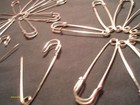 Safety Pins 3" Extra Large Sewing Shop Hobbies Display Keys Fabric 20 Pieces New — photo 7