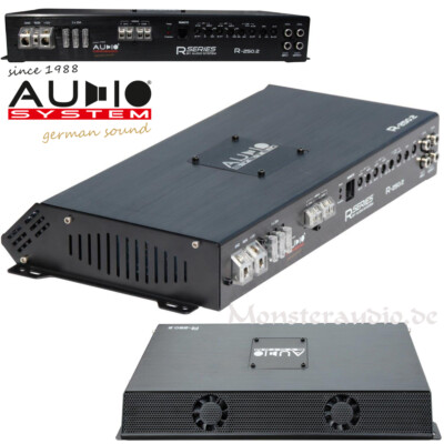 Audio System R250.2 2-Kanal Auto Verstärker 820 Watt RMS Lautsprecher Subwoofer