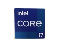 1 PCS Sticker for CORE i7 11th GEN Skylake Logo Decal 18mm x 18mm generation