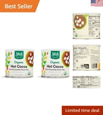 Delicious Rich Chocolate Cocoa Mix - 2 x 12 oz Organic, Vegetarian, Kosher