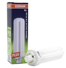 2x OSRAM DULUX T/E 42W/840 Cool White 42W/830 Warm 4pins CFL PLUS Lamp Tube Bulb