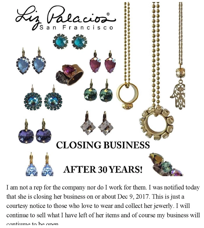 Nuevo 1/20 14K Liz Palacios Transparente Swarovski Elementos Distintivos Pendientes Placa de Oro Foto 2 de 4