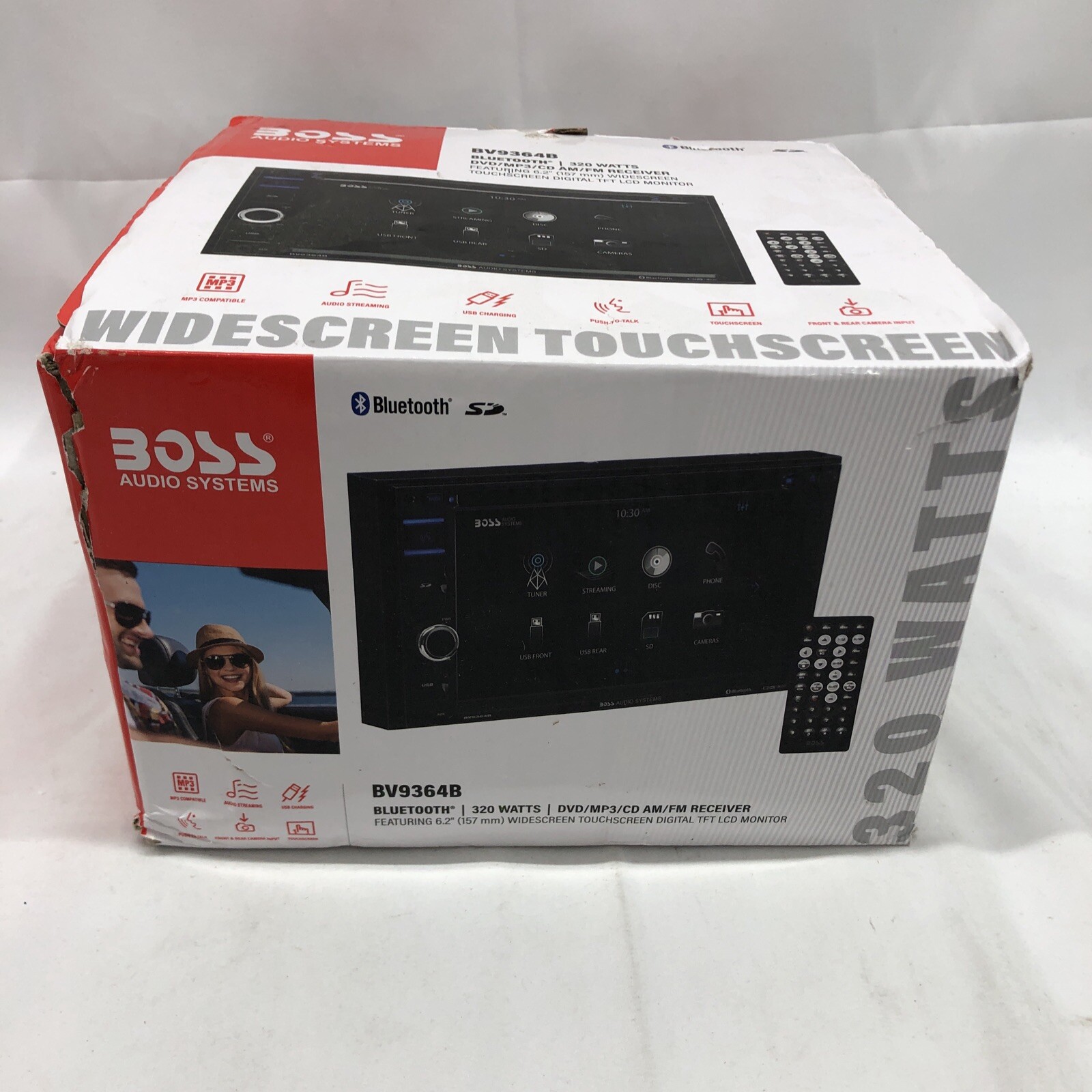 BOSS Audio Systems BV9364B Car Stereo DVD Player Double Din