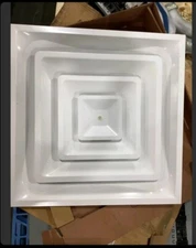 Hart & Cooley 050510 Fixed Pattern 4 Way Deflection Diffuser  8" Collar FPD3 