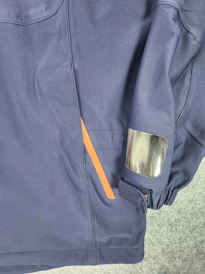 Zero Restriction Men XL Blue Long Sleeve Halt Gore tex Pullover 1/4 Zip #R103 - Image 4 of 4