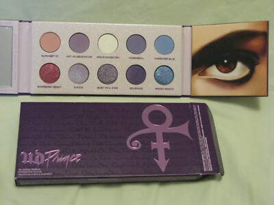 Urban Decay Prince 'Lets Go Crazy' Eye Shadow Palette NIB 10 Shades