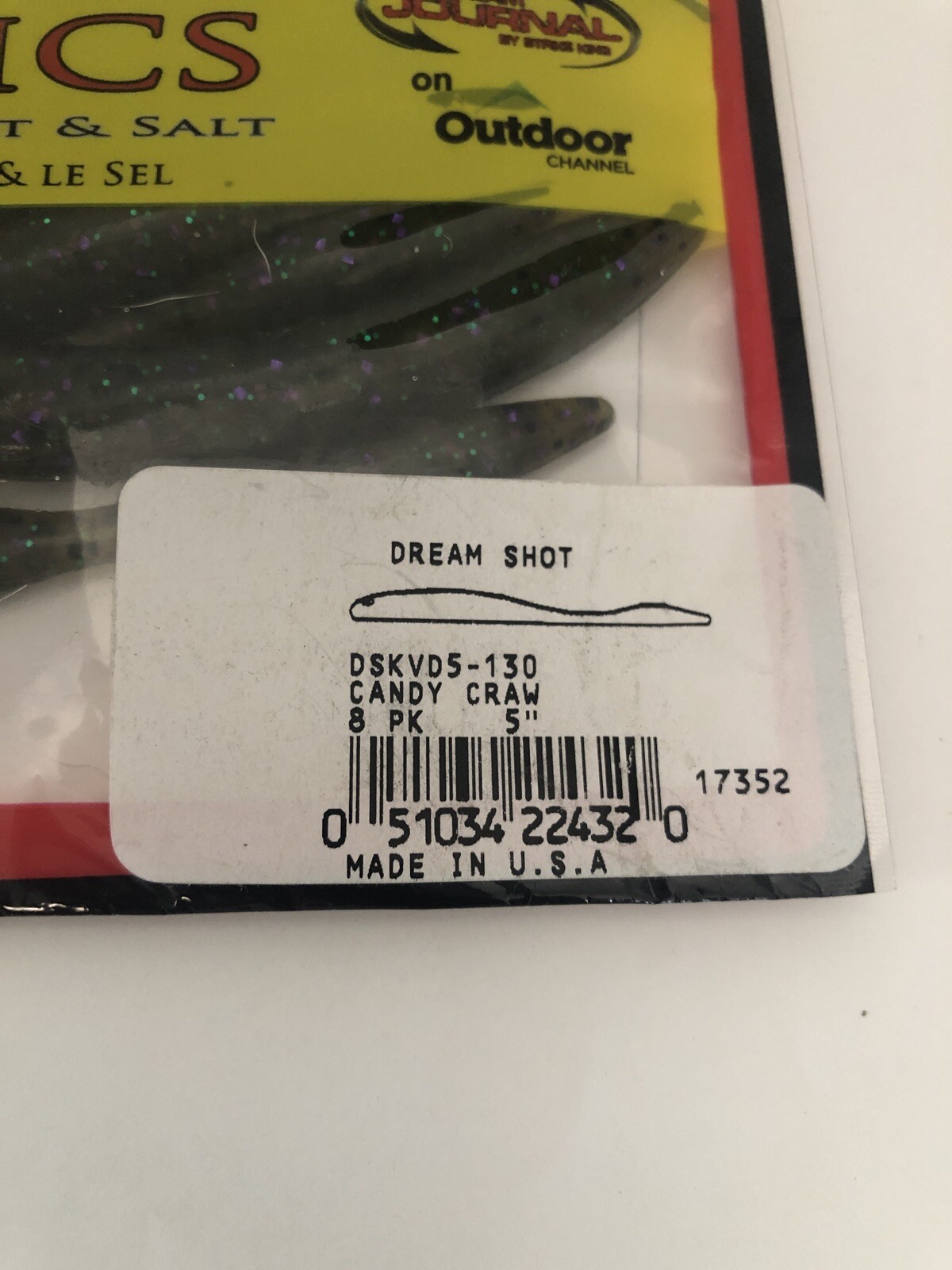 Strike King Fishing Perfect Plastics 5" Dream-Brand New-SHIPS N 24 HOURS - Image 4