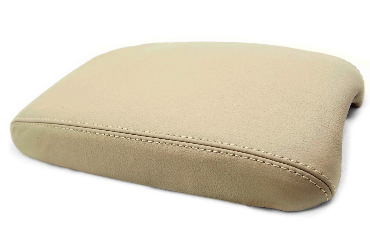 Gray Synthetic Leather Center Console Armrest Cover For Lexus LX470 2003-2009