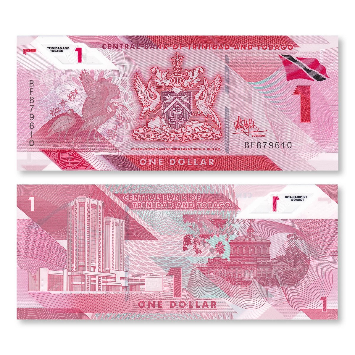 Trinidad & Tobago Full Set: 1–100 Dollars, 2019-2021, B236–B241