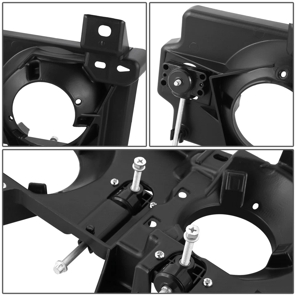 Soporte de montaje de faro izquierdo para conductor Chevrolet/GMC C1500 K2500 C3500 88-89 Foto 3 de 4