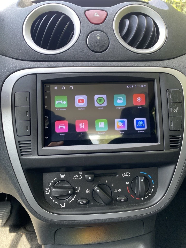 Autoradio CarPlay Citroen C3 2001/2010 Android Auto Navigatore GPS Wi-Fi Touch - Immagine 3 di 4