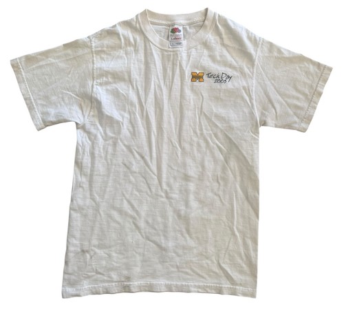 Vintage Michigan University Tech Day Graphic T-Shirt Size Small - Picture 2 of 5