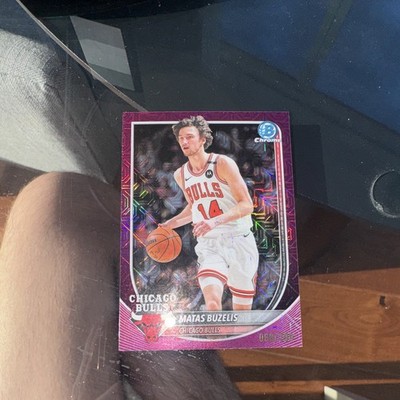 Topps 2025-26 Bowman Chrome Matas Buzelis RC BCV-73 Purple /299
