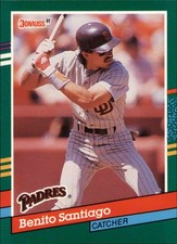 Benito Santiago 449 base 1991 Donruss NM