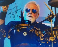 Roger Taylor Queen Drummer Signed Autograph Photograph COA 