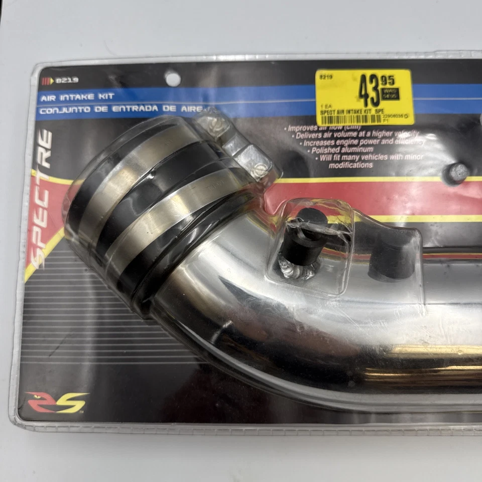 Spectre para kit de tubo de admisión universal de 3 pulgadas - Aluminio Foto 2 de 4