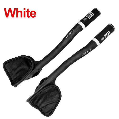 Manillar completo de fibra de carbono para bicicleta de carretera reposacabezas poner manillares de bicicleta aerodinámica - Imagen 3 de 29
