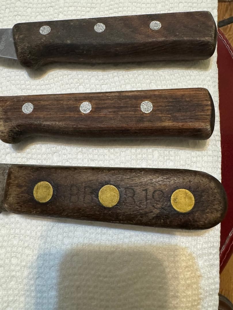 Lot 2 Vtg Victorinox R H Forschner Co. 407-6 stainless filet boning  Knives