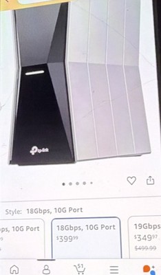 TP-Link 18Gbps Wireless Router with 10G Ethernet Port, Dual Connectivity