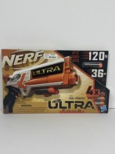 New Sealed NERF ULTRA Four Dart Blaster - 4 Ultra Darts, Single-Shot Blasting