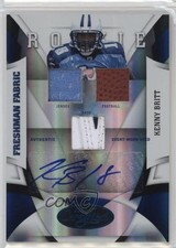 2009 Certified Mirror Blue Materials Signature /50 Kenny Britt #235 Auto 1dm4