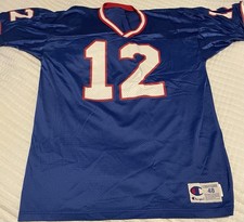 Vintage Buffalo Bills Jim Kelly Champion Jersey #12 Size 48