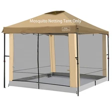 Canopy Universal Mosquito Netting Tent, Converts 10'x10' Canopy Gazebo into C...