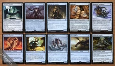 Set of 10 Commander Artifact Creatures *NM* MTG Magic Commander Affinity Deck