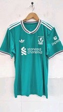 Liverpool FC Shirt Mens Sea Green 3rd Shirt 25/26 Size Medium.