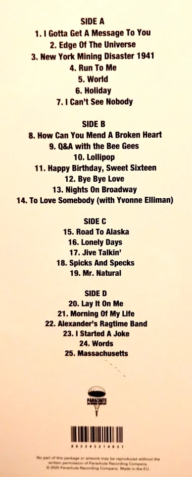 (НОВЫЙ) BEE GEES «SOUNDSTAGE 1975» (РЕДКИЙ ВИНИЛ X2 / ТОЛЬКО REL- 2020) - Изображение 2 из 4