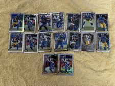 2025 Topps Chrome Football Los Angeles Rams NFL Trading Card Lot 14 Cards