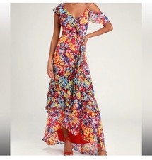 Lulu's maxi dress - multicolored - small