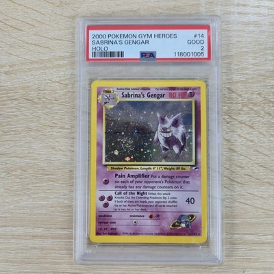 Sabrina's Gengar 014/132 Gym Heroes Holo for sale online | eBay